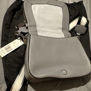 Elegant Gray Crossbody Bag
